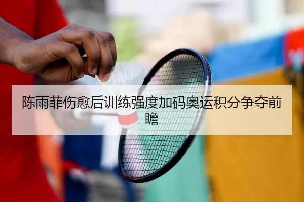 陈雨菲伤愈后训练强度加码奥运积分争夺前瞻